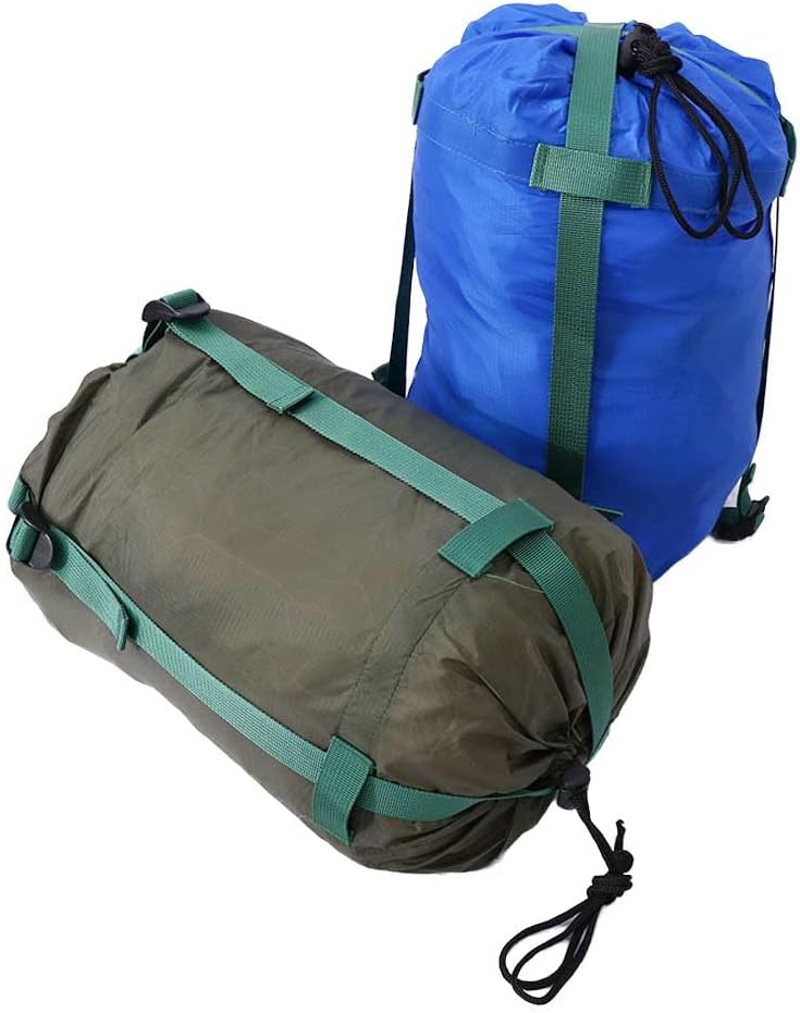 Vctitil Store Nylon Compression Stuff Sack Sleeping Bag Storage Bag Keep Warm Storage Bag Ultralight Outdoor Camping Compression Pack Outdoor Bivvy - Image 5